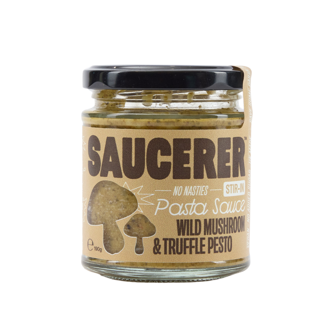 Saucerer - Wild Mushroom & Truffle Oil Pesto