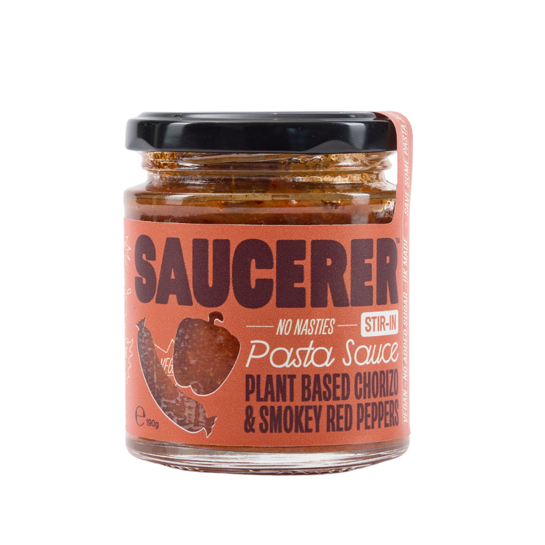 Saucerer - Plant Based Chorizo & Smokey Red Peppers