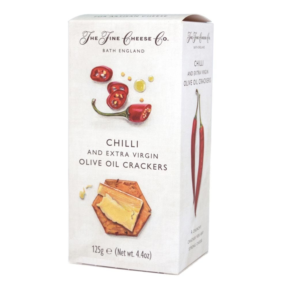 The Fine Cheese - Chilli and Extra Virgin Olive Oil Crackers