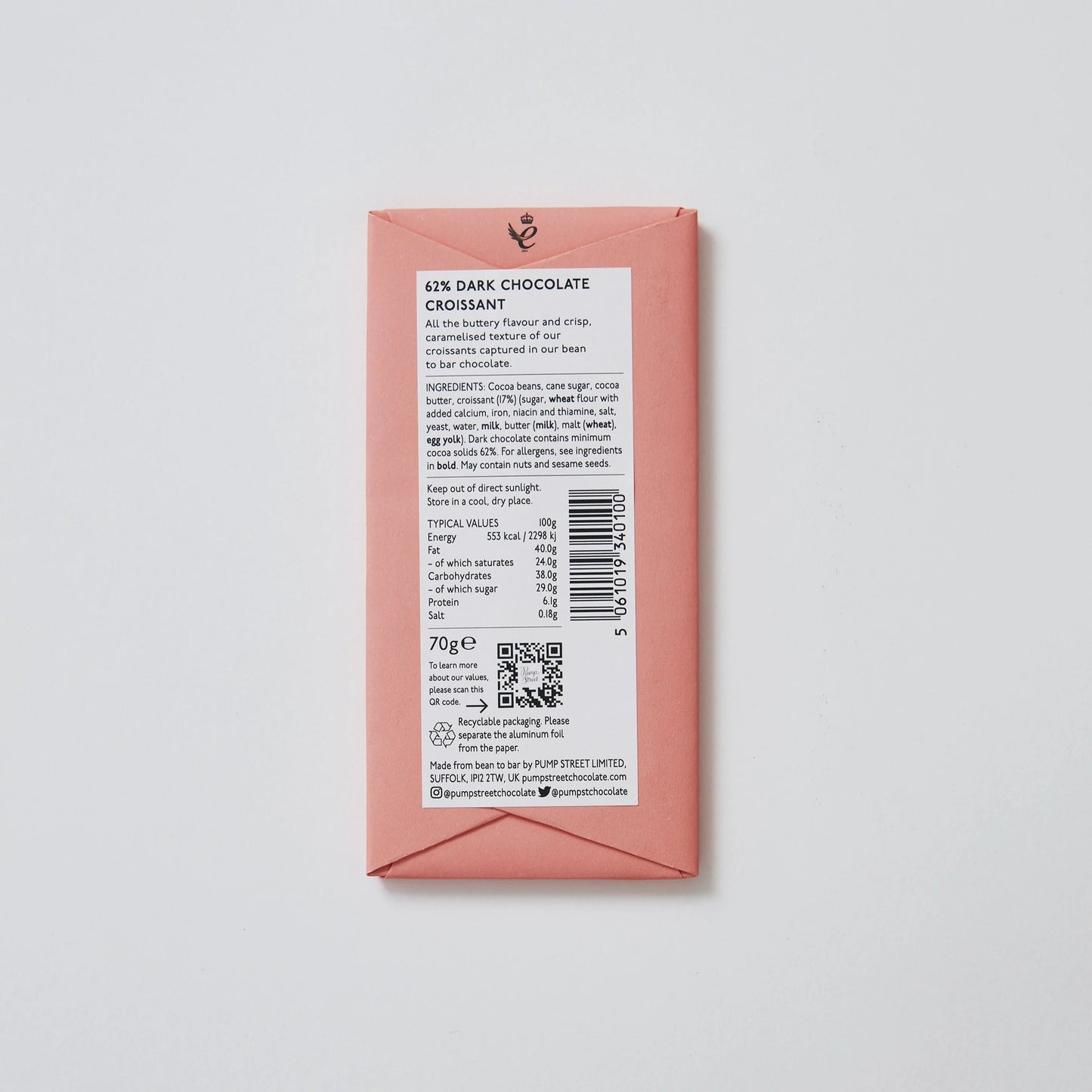 Pump Street - Croissant Bar 62%
