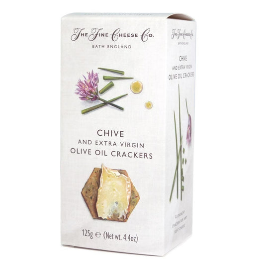The Fine Cheese - Chive and Extra Virgin Olive Oil Crackers