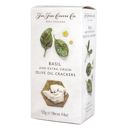 The Fine Cheese Basil and Extra Virgin Olive Oil Crackers