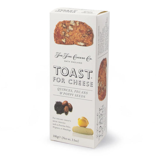 Toast for Cheese - Quince, Pecans and Poppy Seeds