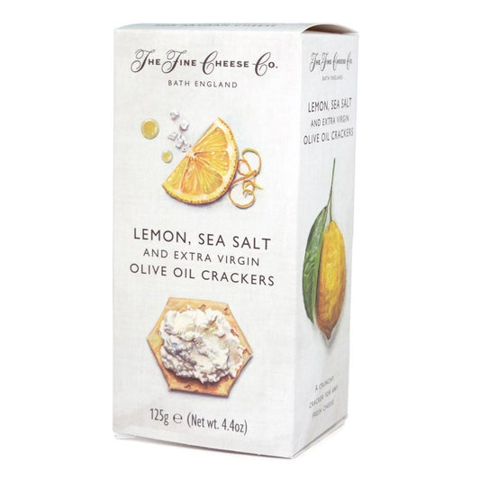 The Fine Cheese - Lemon, Sea Salt and Extra Virgin Olive Oil crackers