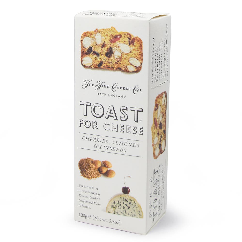 Toast for Cheese - Cherries, Almonds and Linseeds