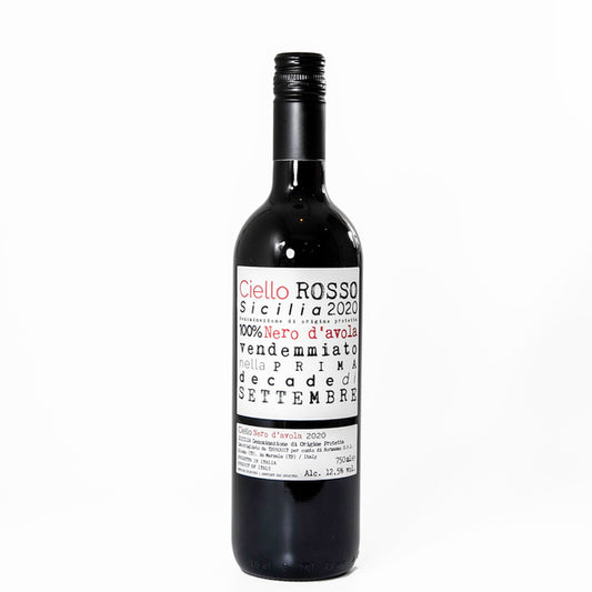 2020 Ciello Rosso, Sicilia IT - Nero d'Avola - Dry, Red