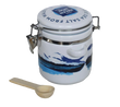 Halen Mon Watercolour Ceramic Jar with Pure White Sea Salt